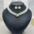 Ladies Pearl Necklace Set - 1