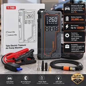 T-700 1200A Jump Starter & Air Pump