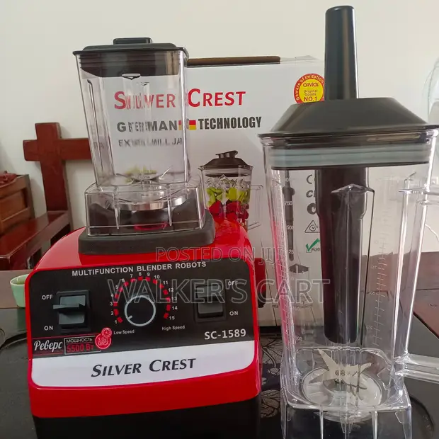 Silver Crest 5500W Commercial Blender & Grinder Set - 1