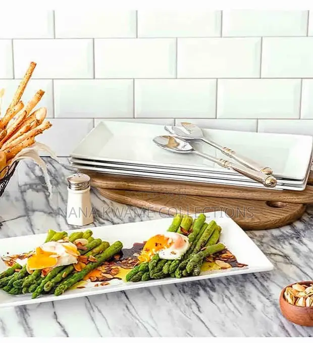 Over and Back Essentials 4-Piece Ceramic Platter Set - 1