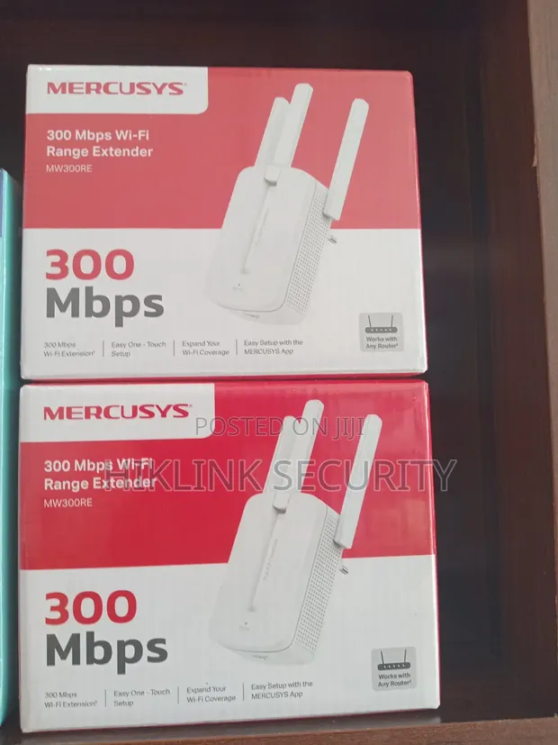 Mercusys MW300RE WiFi Range Extender - 1