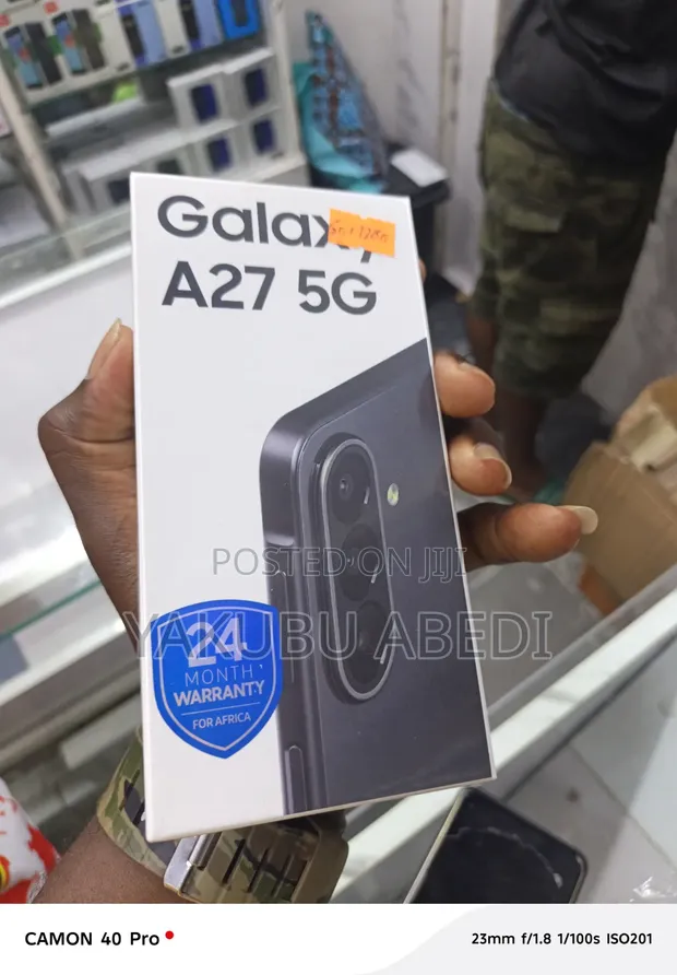 New Samsung Galaxy A27 128GB Black - 1