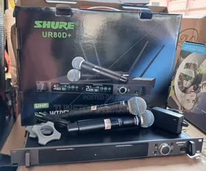 Shure UR80D+ 2in1 UHF Wireless Microphone System