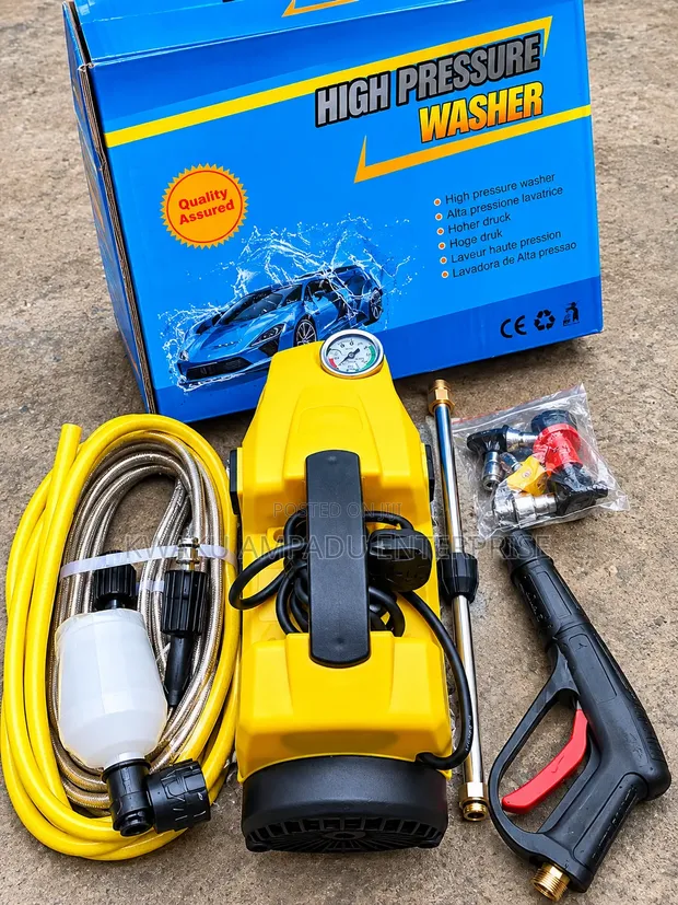 Portable Electric High-Pressure Washer | Car Wash Home Cleaning - 1