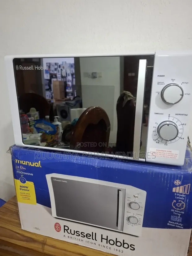 Russell Hobbs 20L White Compact Microwave from UK - 1