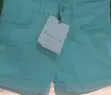 Girls Cotton Shorts - Green - 1