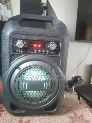 Portable Rechargeable Speaker with FM Radio & Mic Jack