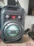 Portable Rechargeable Speaker with FM Radio & Mic Jack - 1