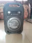 Portable Rechargeable Speaker with FM Radio & Mic Jack - 3