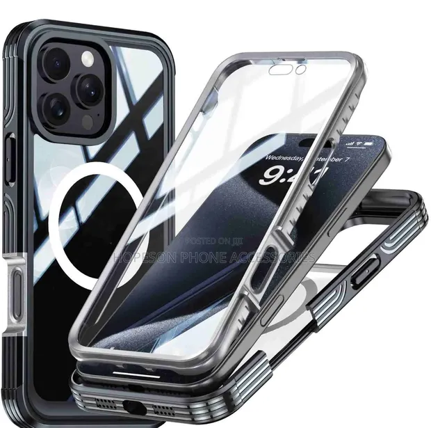 360 Shockproof Magsafe Case with Screen Protector for iPhones - 1