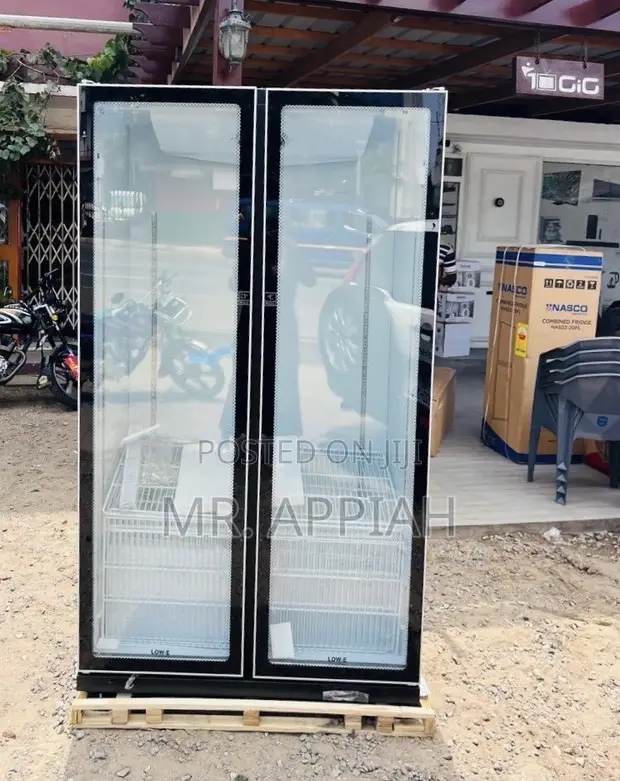 Pearl PVC-801-27AA 2 Door Refrigerator (Black) - 1