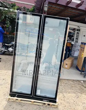 Classic Pearl PVC-801-27AA Side by Side Fridge - Black