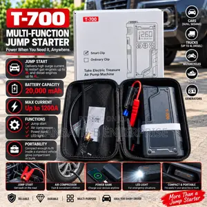 T-700 Multi-Function Car Power Air Pump & Jump Starter