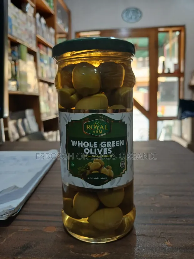 Whole Green Olives - 1