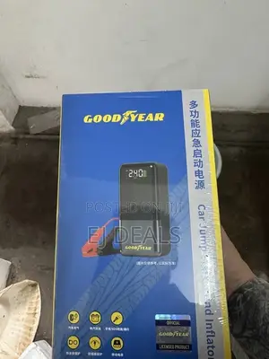 Car Jump Starter & Tire Inflator - 12V Smart AI