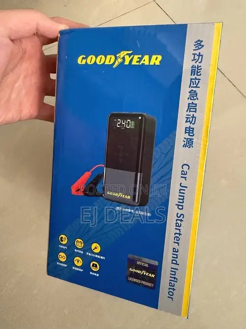 Goodyear Car Jump Starter & 160psi Tire Inflator - 1