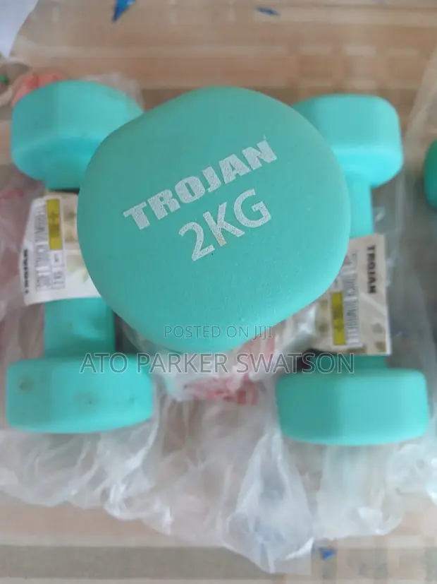 Brand New 2KG Dumbbells (Trojan) - Pair - 1
