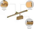 LED Mirror Light - 12W Tricolor Adjustable - 2