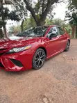 2019 Toyota Camry SE (2.5L) Red - 3