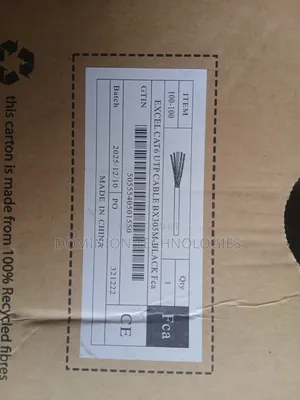 Excel Cat6 UTP Cable 305m - Black