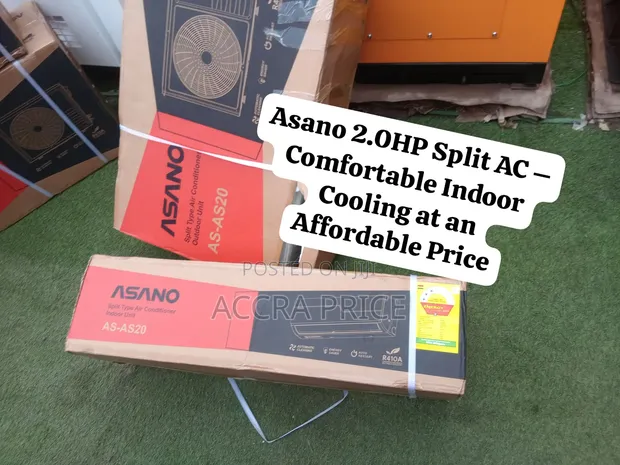 Asano 2.0HP Split Air Conditioner - Brand New - 1