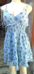 No Boundaries Mini Dress - Baby Blue, Size L - 1