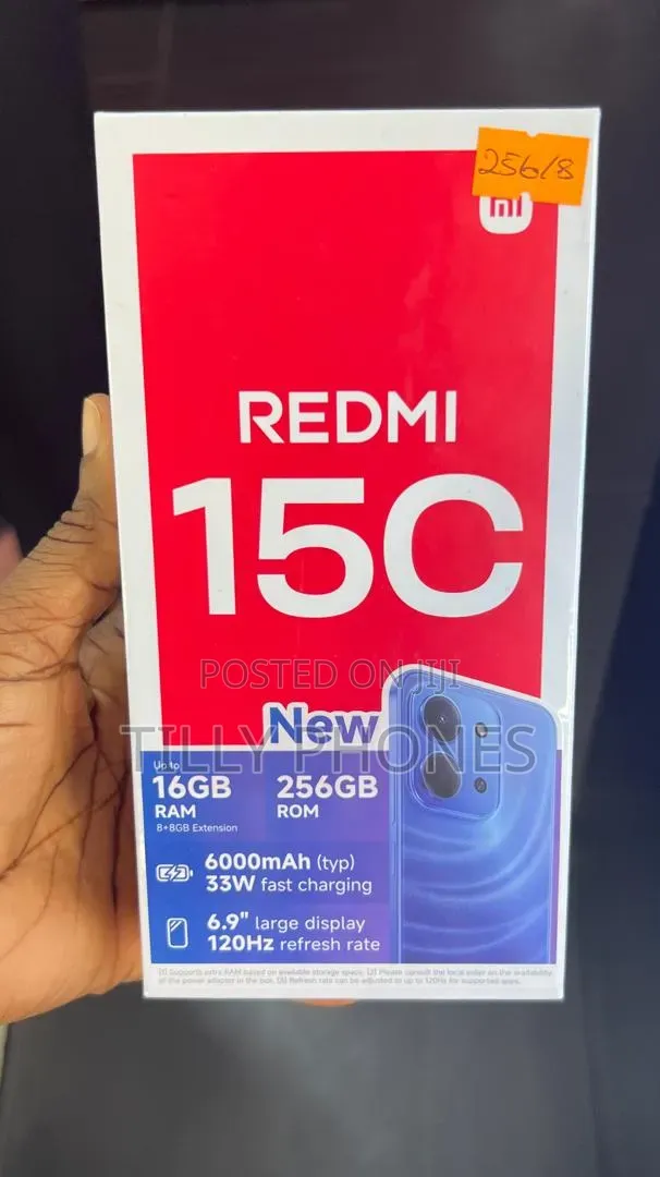 New Xiaomi Redmi 15C 256GB Black - 1