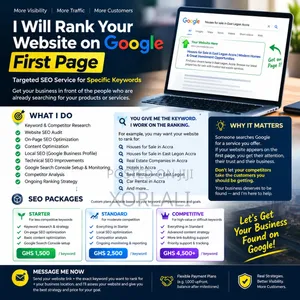 Google First Page Website Ranking SEO Service