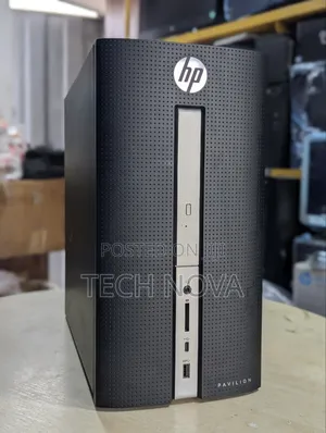 HP Pavilion 570 Desktop Computer - AMD A10, 8GB RAM, 256GB SSD