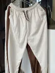 Cotton Unisex Joggers - Brown, 5XL - 3