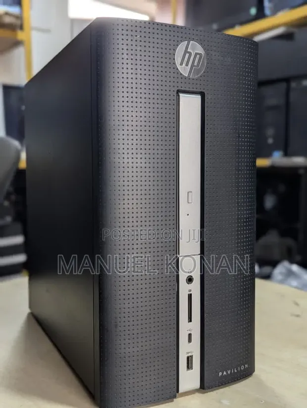 New HP Pavilion 570 Desktop Computer - 8GB RAM, 256GB SSD - 1