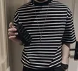 Classic Casual Striped Men's T-Shirts - 4