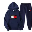 Unisex Hoodie Jacket Top and Down Set - 3