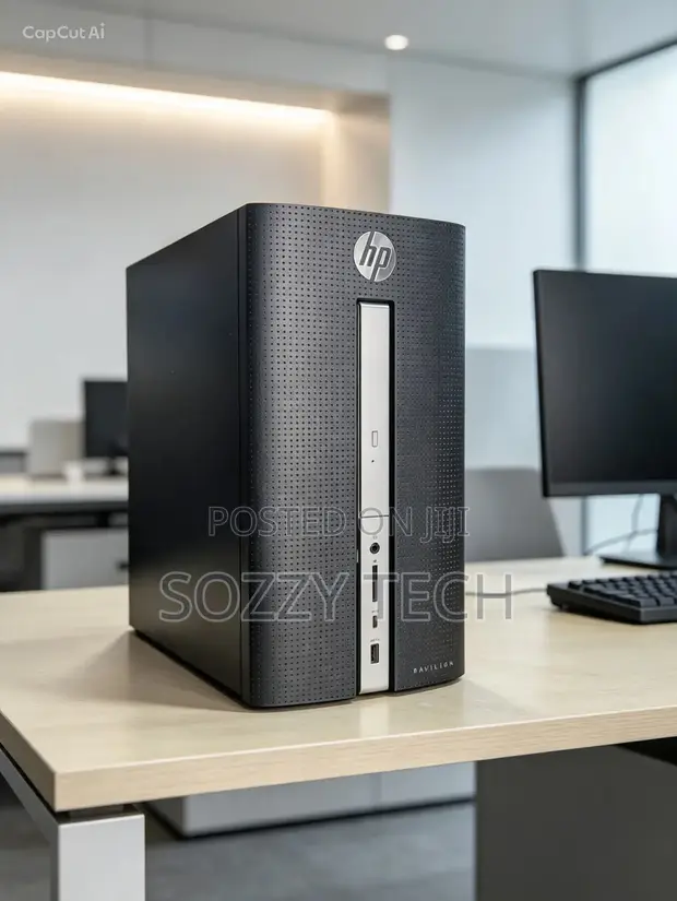 HP Pavilion 570 Desktop Computer - 8GB RAM, 256GB SSD - 1