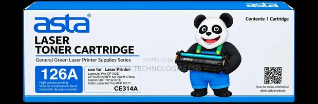 Asta Toner Cartridge - 126A Drum (CE314A) - 1