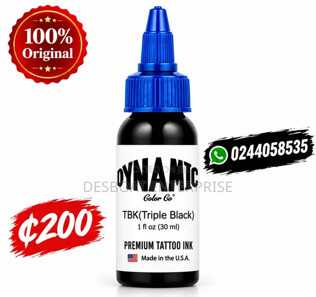 Dynamic Tattoo Ink - 30ml Black - 1