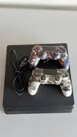 Jailbroken PlayStation 4 Slim with Two Controllers - 1