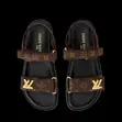 Original Louis Vuitton Sunset Flat Sandals - 3