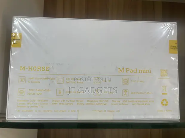 M-Horse M Pad Mini Tablet - 12GB RAM, 256GB Storage - 1