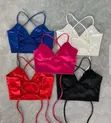 Luxury Silk Satin Backless Crop Tops - 3 Styles - 2