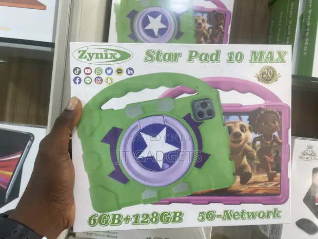 Zynix Star Pad 10 MAX Kids Tablet 128GB - 1