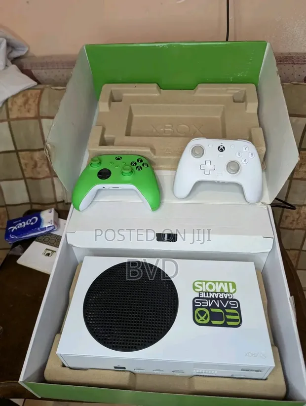 Xbox Series S with Two Controllers - 1