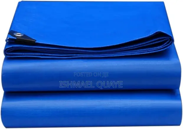 Heavy Duty Waterproof Tarpaulin - 5.5ft x 15.5ft - 1