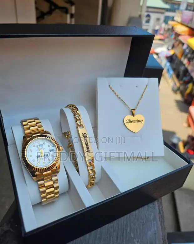 Rolex Watch, Necklace & Bracelet Set - 1