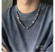 Beaded Cross Pendant Necklace - 2