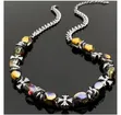 Beaded Cross Pendant Necklace - 3