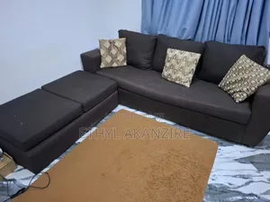Used L-Shaped Sofa - Brown