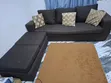 Used L-Shaped Sofa - Brown - 2