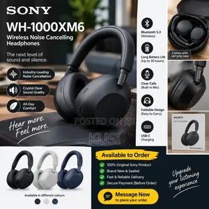 Sony WH-1000XM6 Wireless Noise Canceling Headphones
