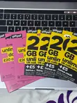 Giffgaff UK SIM Card - Activated with £10 - 1